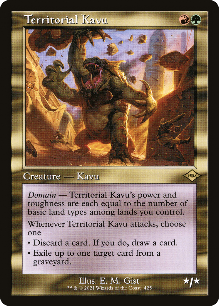 Territorial Kavu (MH2-425) (Etched Foil)