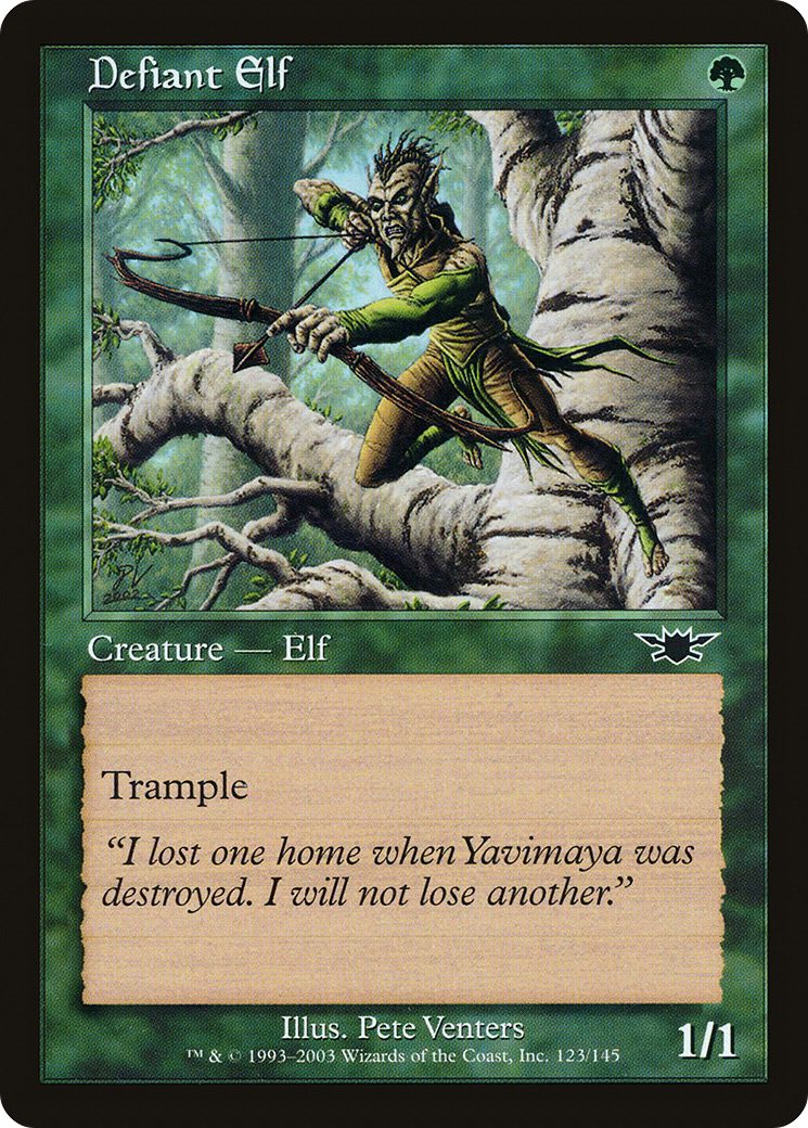 Defiant Elf (LGN-123) (Foil)