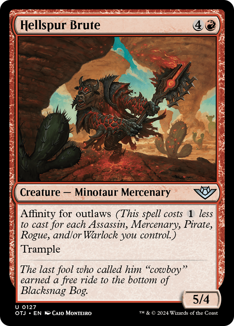 Hellspur Brute (OTJ-127) (Foil)