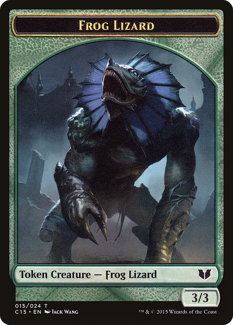 Frog Lizard Token (C15-15 // 7)