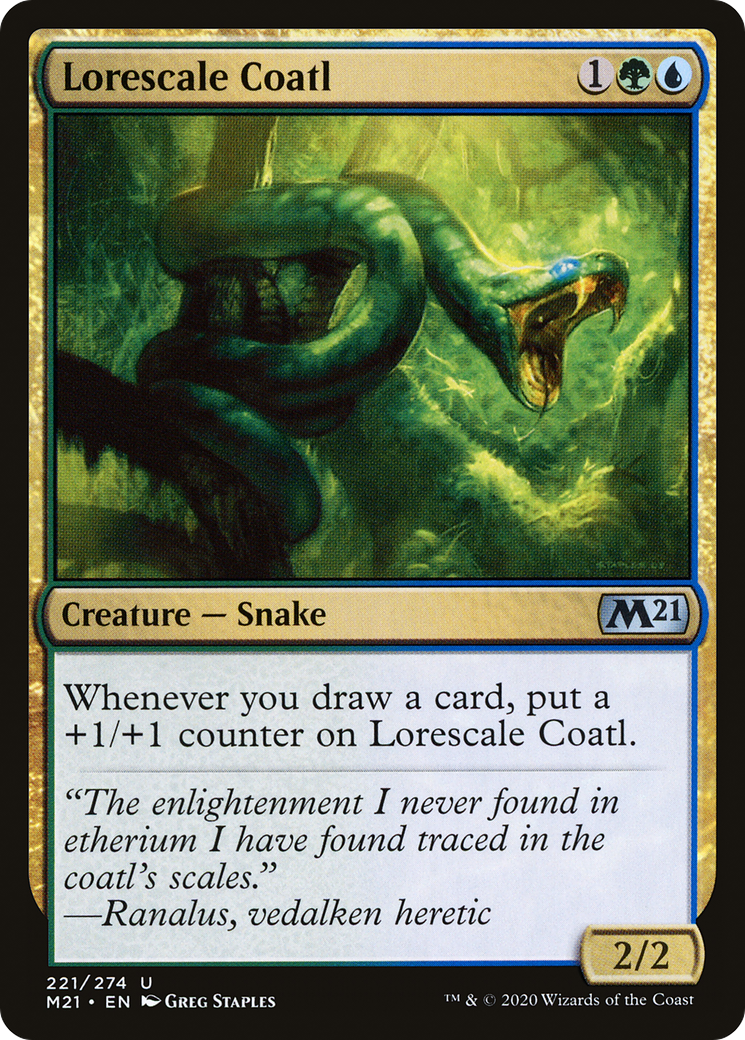 Lorescale Coatl (M21-221) (Foil)