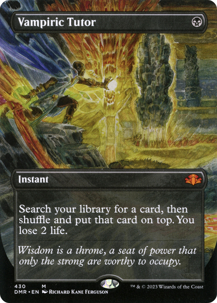 Vampiric Tutor (DMR-430) (Borderless) (Foil)