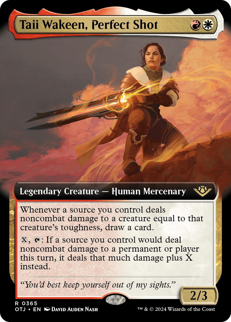 Taii Wakeen, Perfect Shot (OTJ-365) (Extended Art) (Foil)