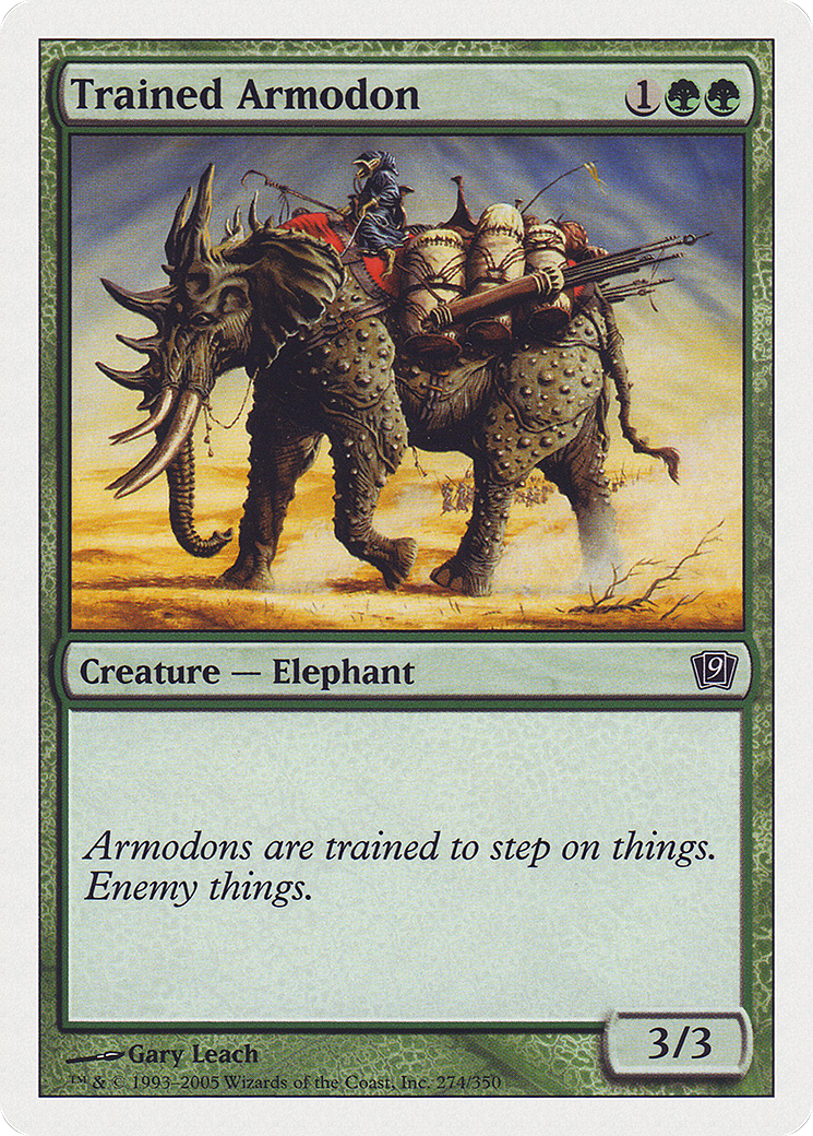 Trained Armodon (9ED-274★) (Foil)