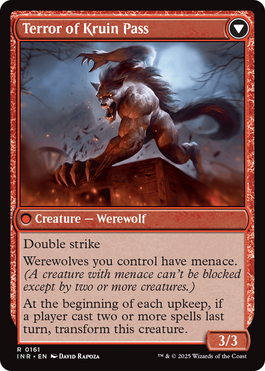 Kruin Outlaw // Terror of Kruin Pass (INR-161) (Foil)