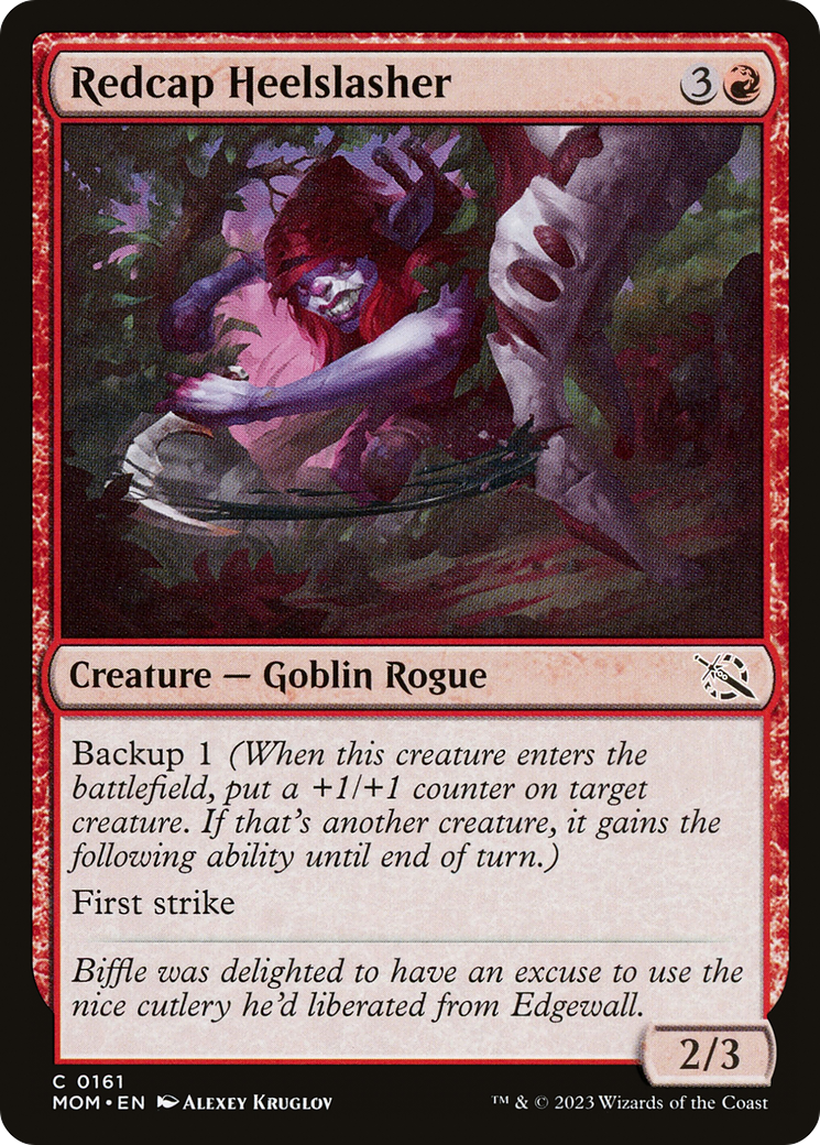 Redcap Heelslasher (MOM-161)