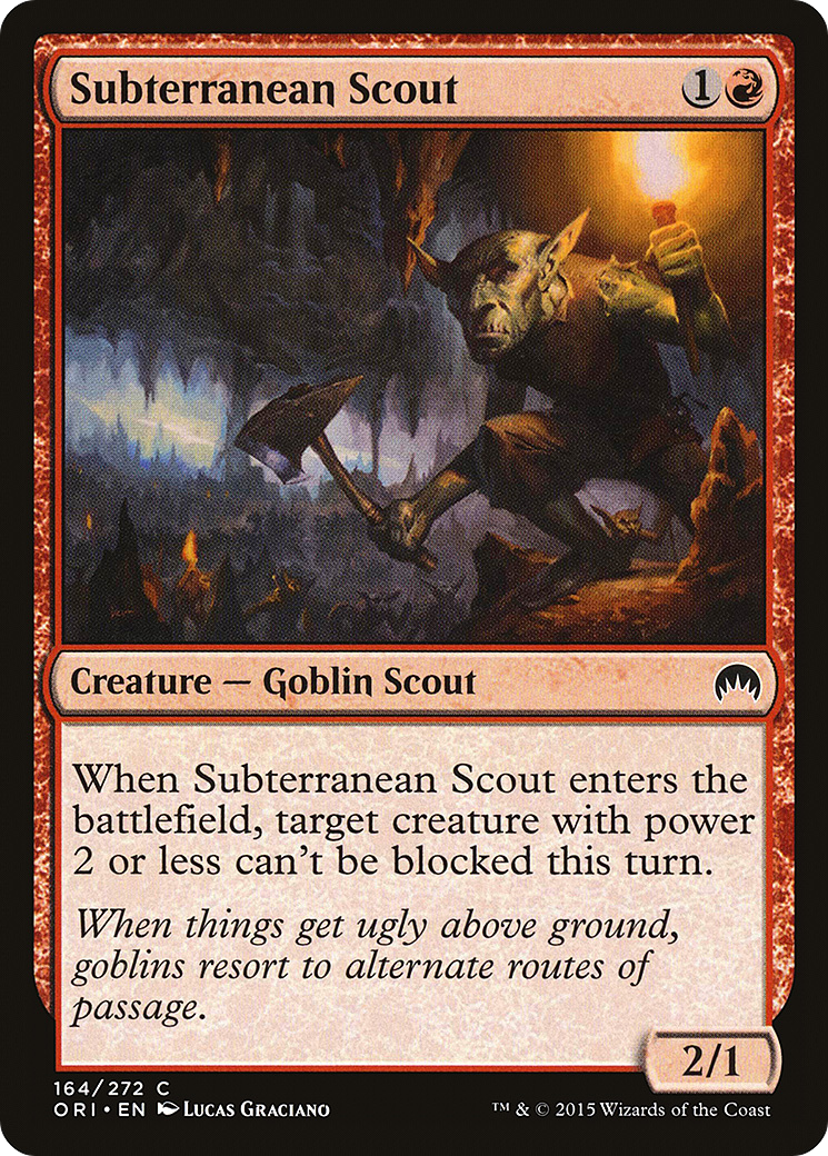 Subterranean Scout (ORI-164) (Foil)