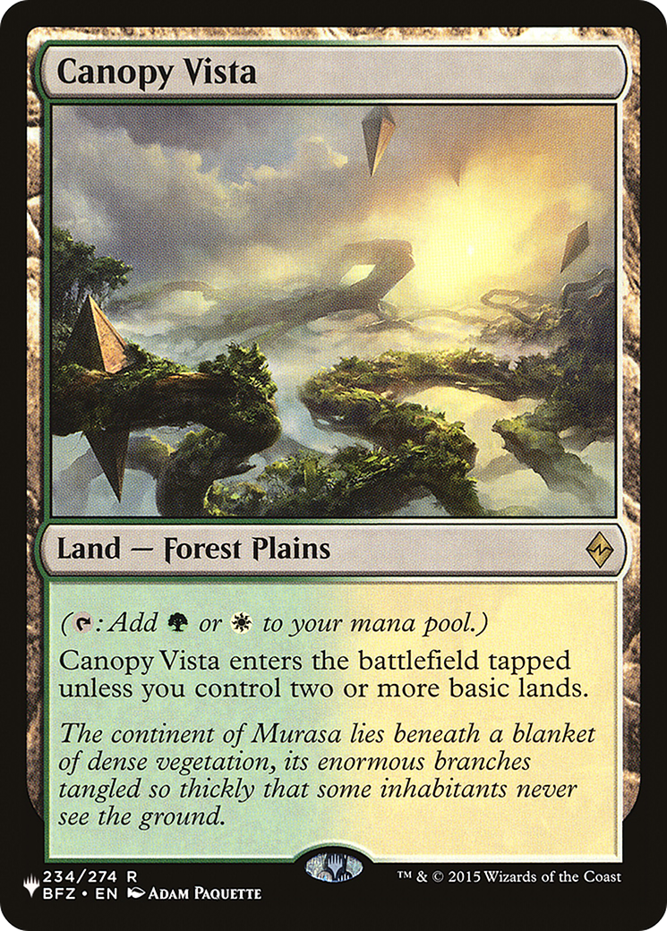 Canopy Vista (LIST-BFZ-234)