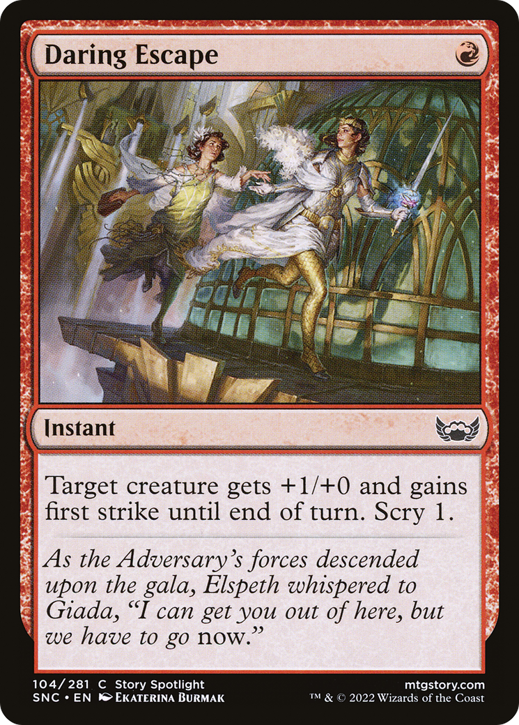 Daring Escape (SNC-104) (Foil)