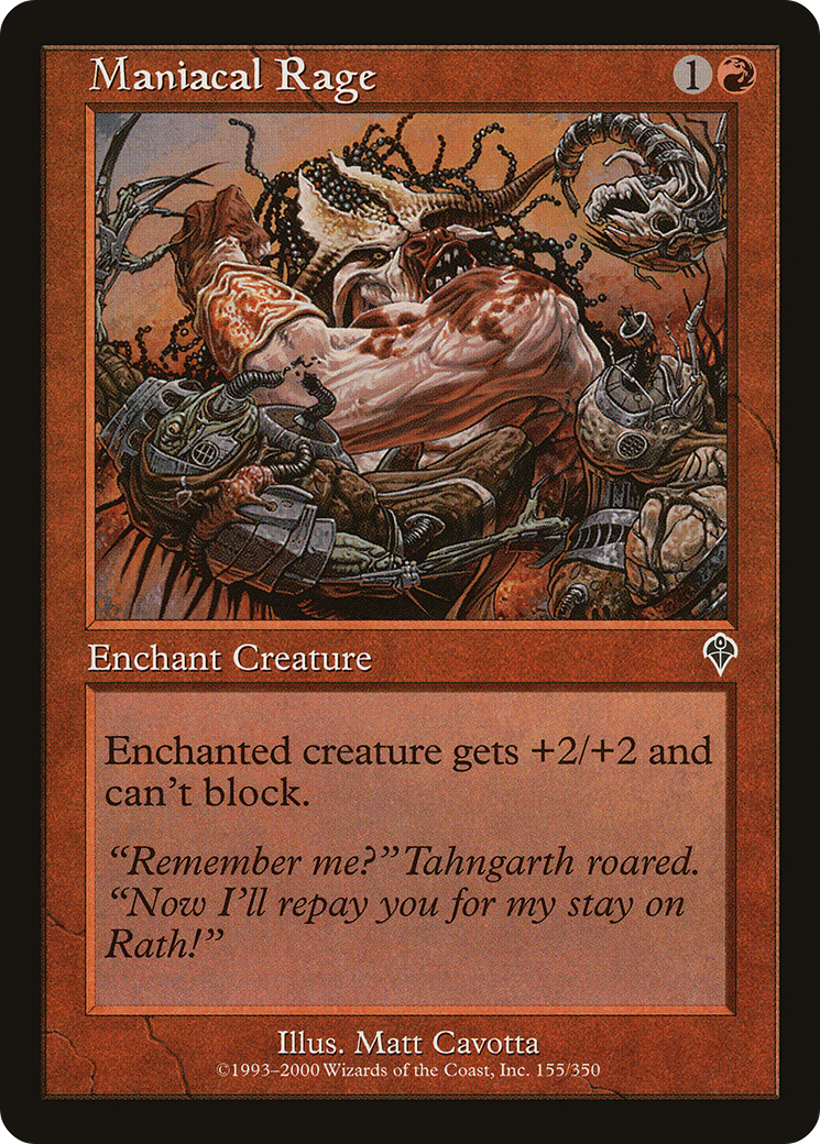 Maniacal Rage (INV-155) (Foil)