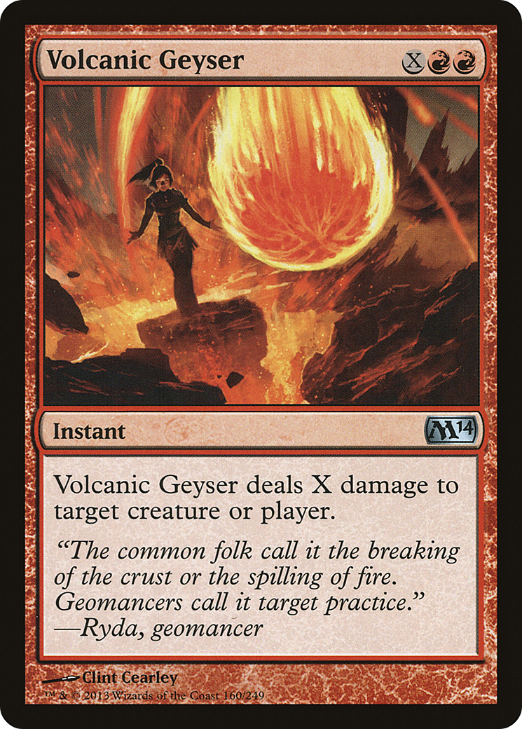 Volcanic Geyser (M14-160) (Foil)