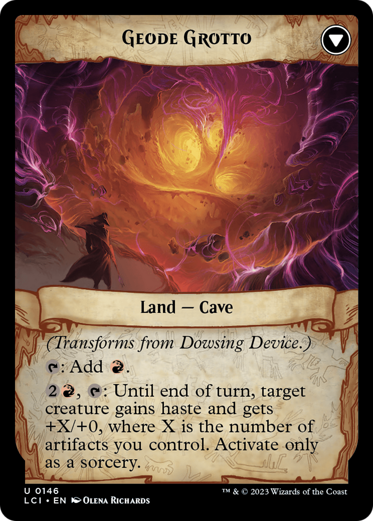 Dowsing Device // Geode Grotto (LCI-146) (Foil)