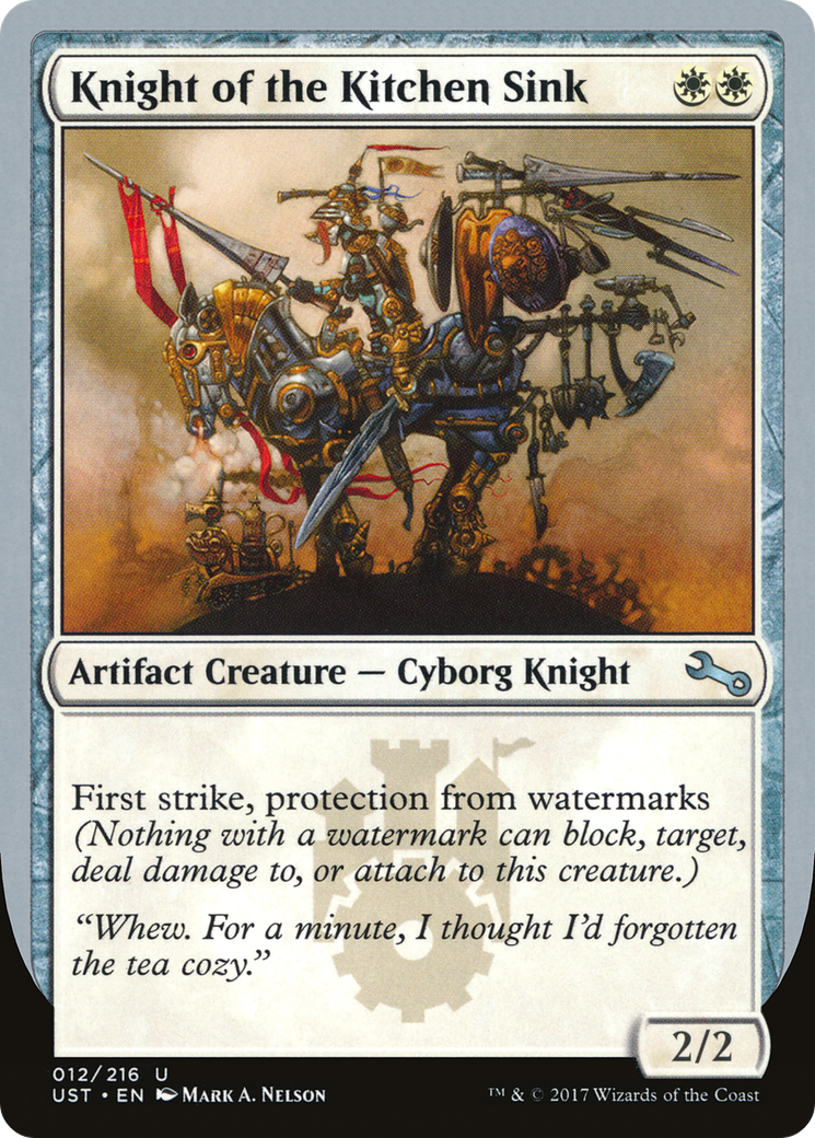 Knight of the Kitchen Sink (UST-12F) (Foil)