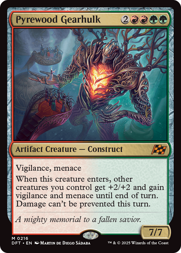 Pyrewood Gearhulk (DFT-216) (Foil)