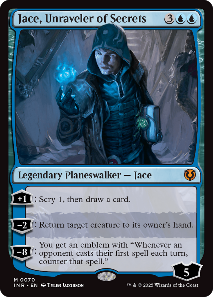 Jace, Unraveler of Secrets (INR-070) (Foil)