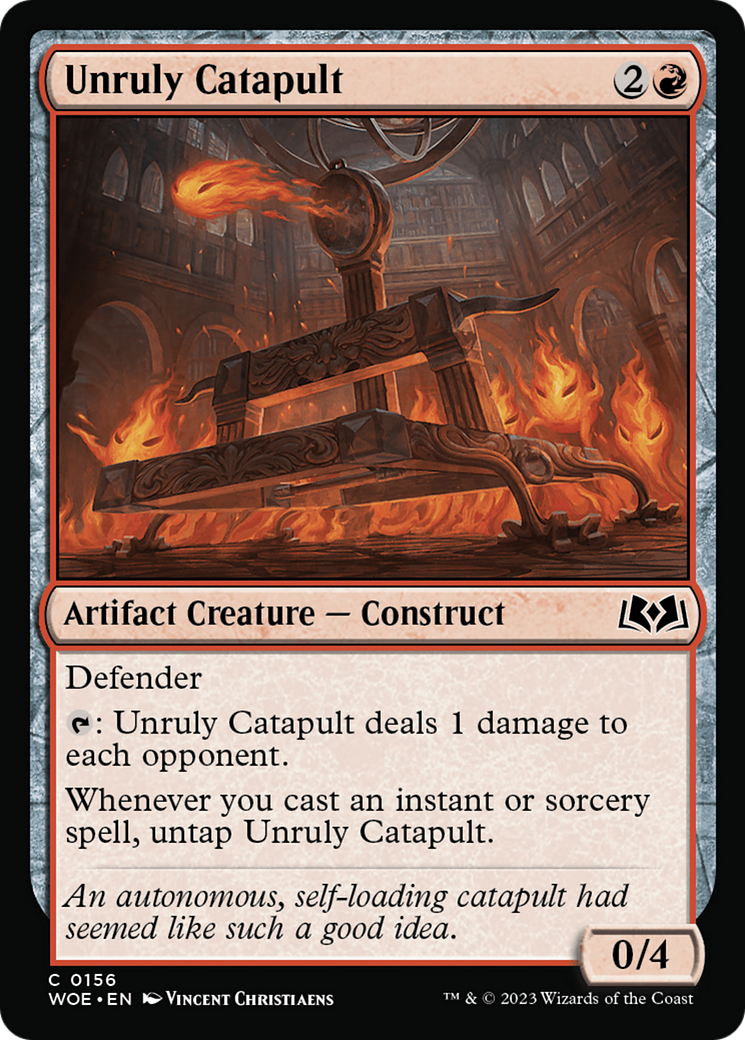 Unruly Catapult (WOE-156) (Foil)