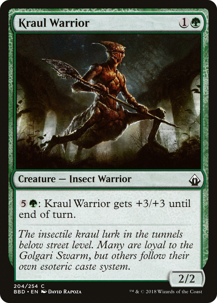 Kraul Warrior (BBD-204) (Foil)