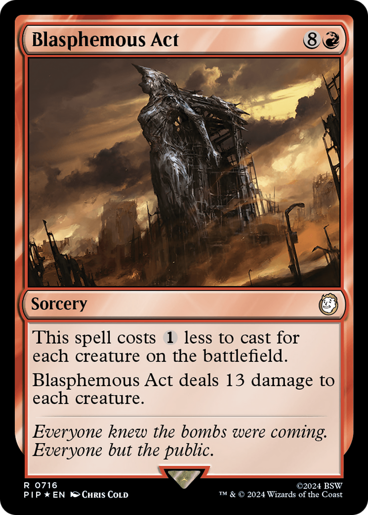 Blasphemous Act (PIP-716) (Surge Foil)