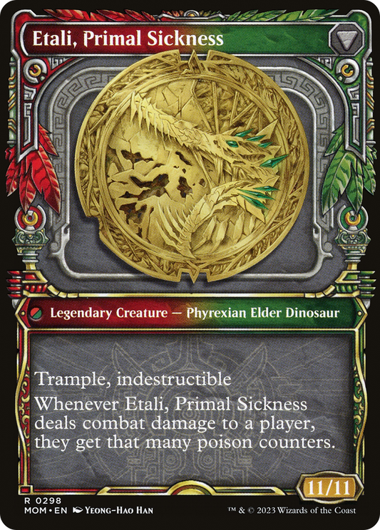 Etali, Primal Conqueror // Etali, Primal Sickness (MOM-298) (Showcase)