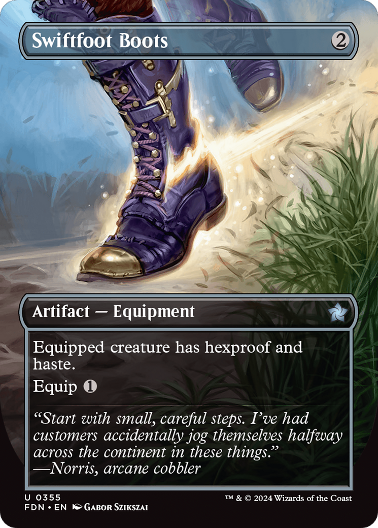 Swiftfoot Boots (FDN-355) (Borderless) (Foil)