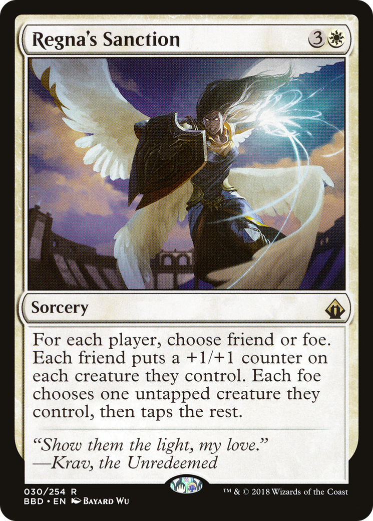 Regna's Sanction (BBD-030) (Foil)