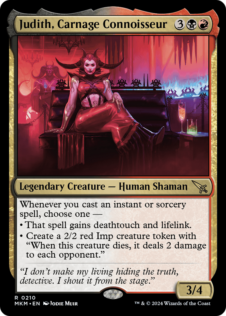 Judith, Carnage Connoisseur (MKM-210) (Foil)