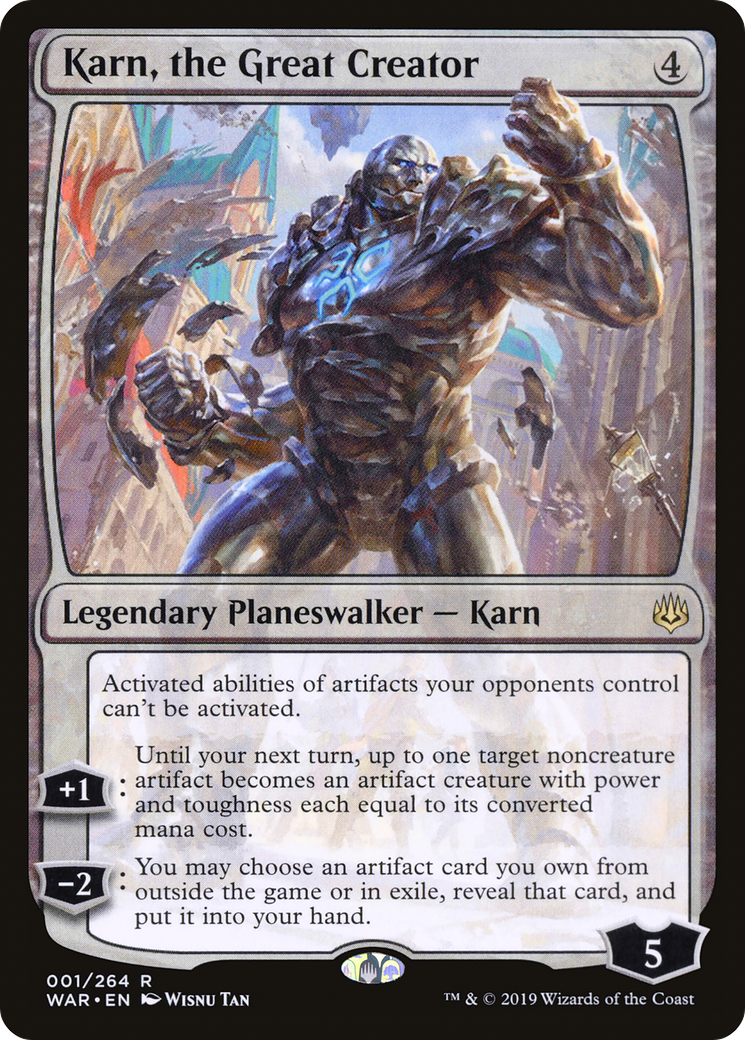 Karn, the Great Creator (WAR-001) (Foil)