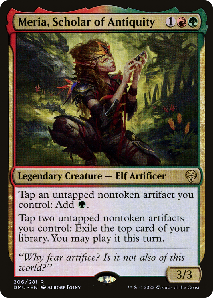 Meria, Scholar of Antiquity (DMU-206) (Foil)