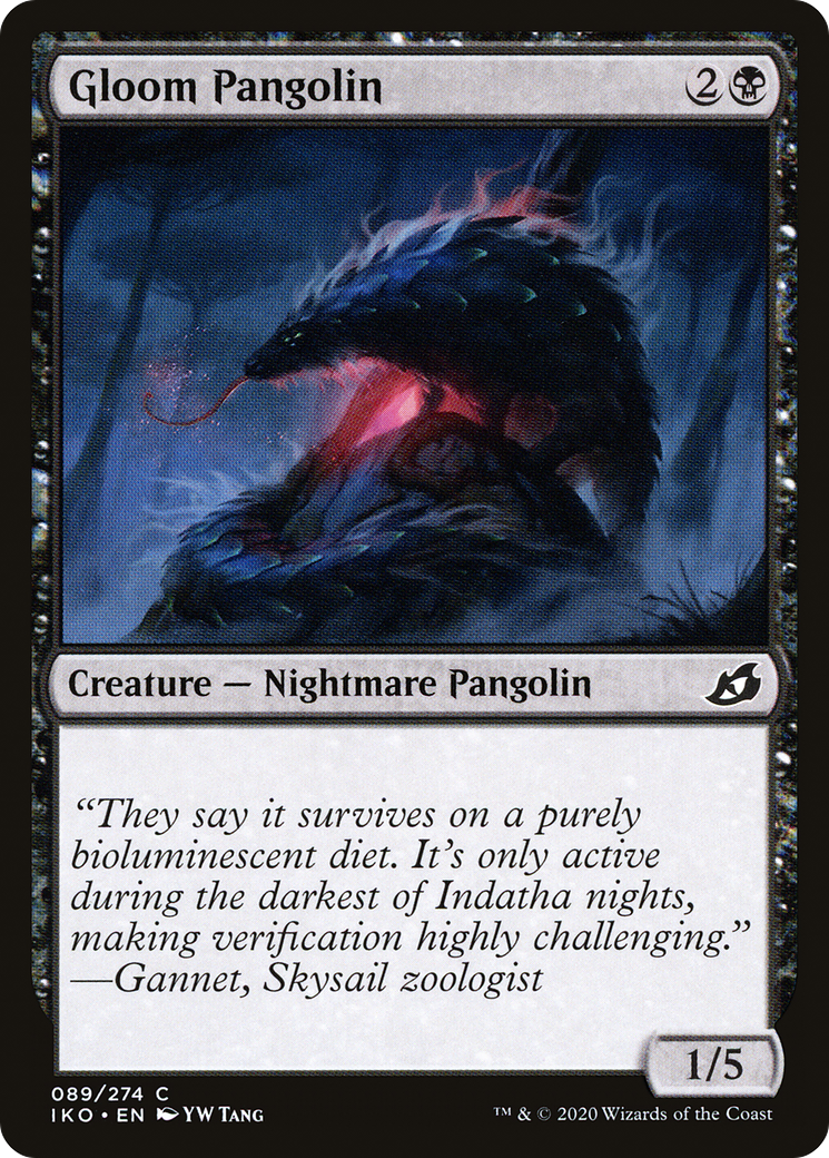 Gloom Pangolin (IKO-089) (Foil)