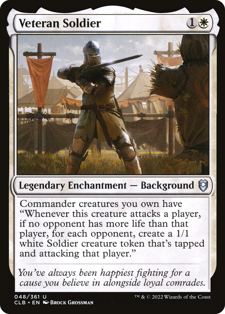 Veteran Soldier (CLB-048) (Foil)