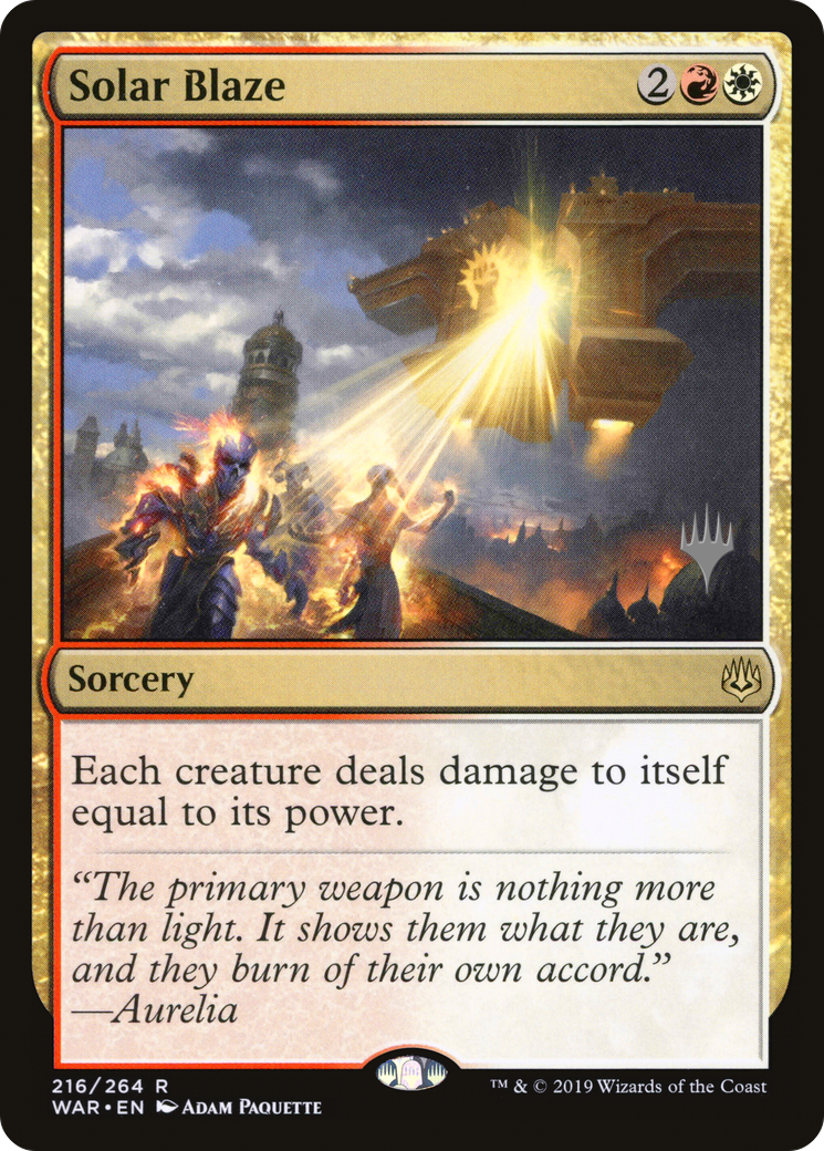 Solar Blaze (PPELD-216P) (Foil)
