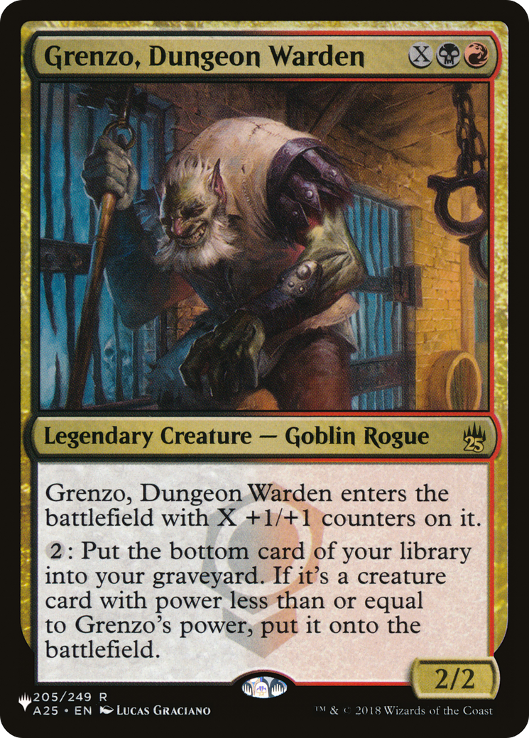 Grenzo, Dungeon Warden (LIST-A25-205)