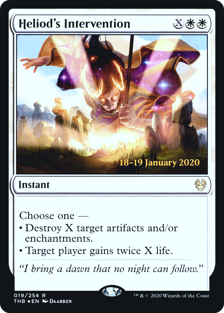Heliod's Intervention (PRE-19S) (Foil)