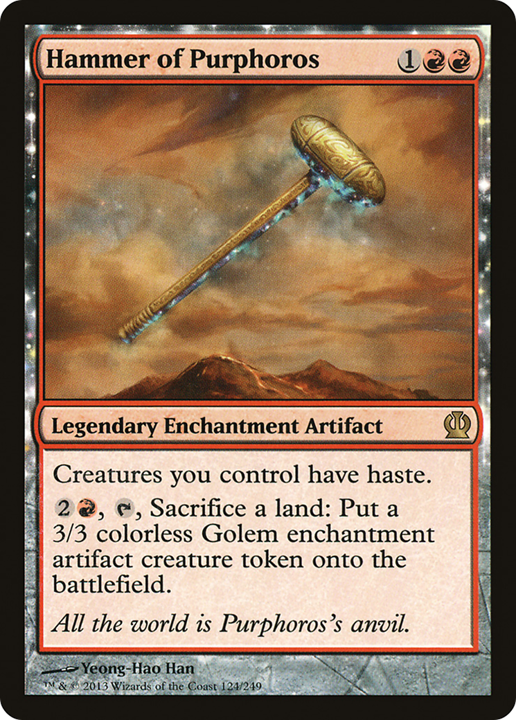 Hammer of Purphoros (THS-124) (Foil)