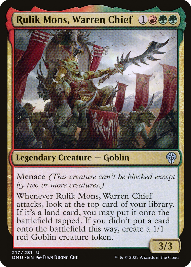 Rulik Mons, Warren Chief (DMU-217) (Foil)