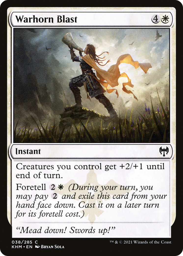 Warhorn Blast (KHM-038) (Foil)