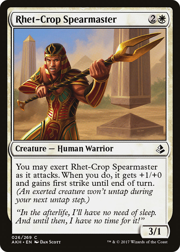 Rhet-Crop Spearmaster (AKH-026) (Foil)