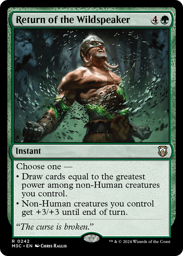 Return of the Wildspeaker (M3C-242)