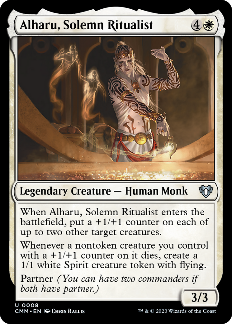 Alharu, Solemn Ritualist (CMM-008) (Foil)