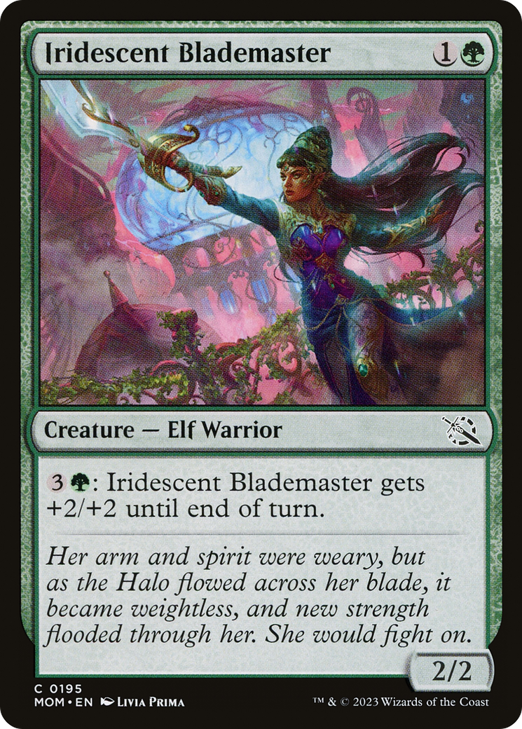 Iridescent Blademaster (MOM-195) (Foil)