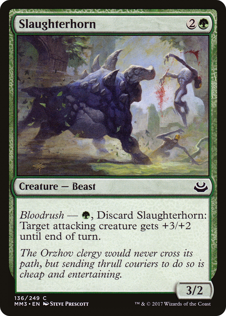 Slaughterhorn (MM3-136) (Foil)
