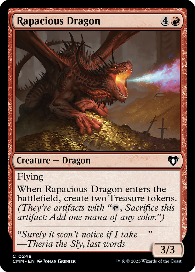 Rapacious Dragon (CMM-248) (Foil)