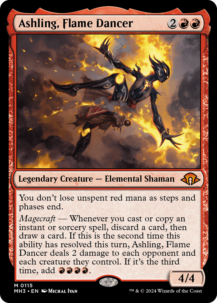 Ashling, Flame Dancer (MH3-115) (Foil)