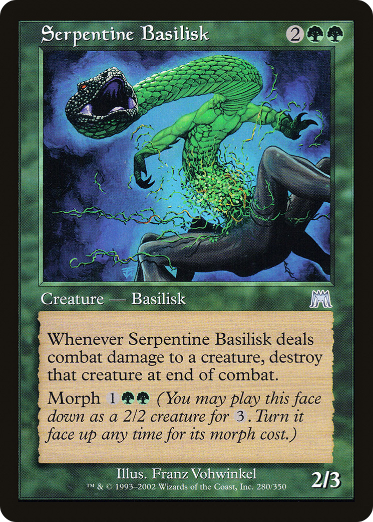 Serpentine Basilisk (ONS-280) (Foil)