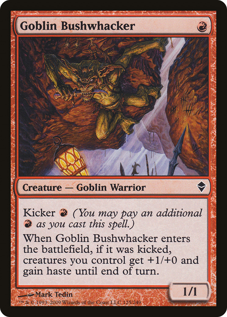 Goblin Bushwhacker (ZEN-125) (Foil)