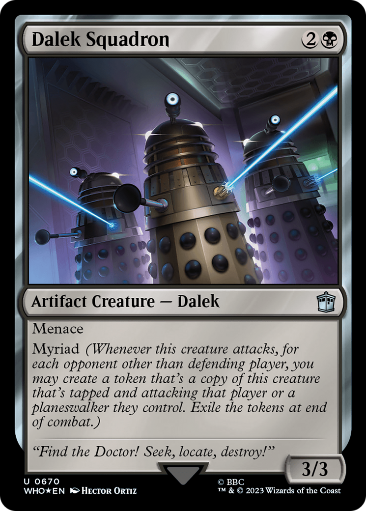 Dalek Squadron (WHO-670) (Surge Foil)