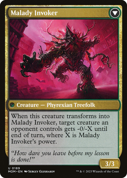 Herbology Instructor // Malady Invoker (MOM-189) (Foil)