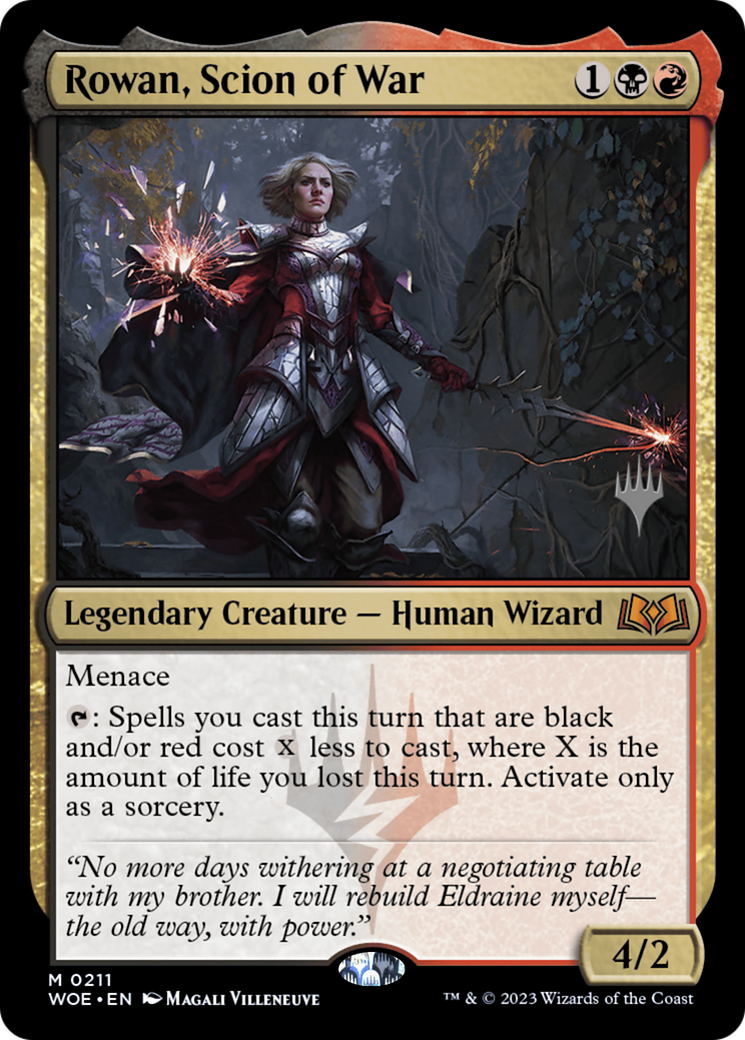 Rowan, Scion of War (PPWOE-211P) (Foil)