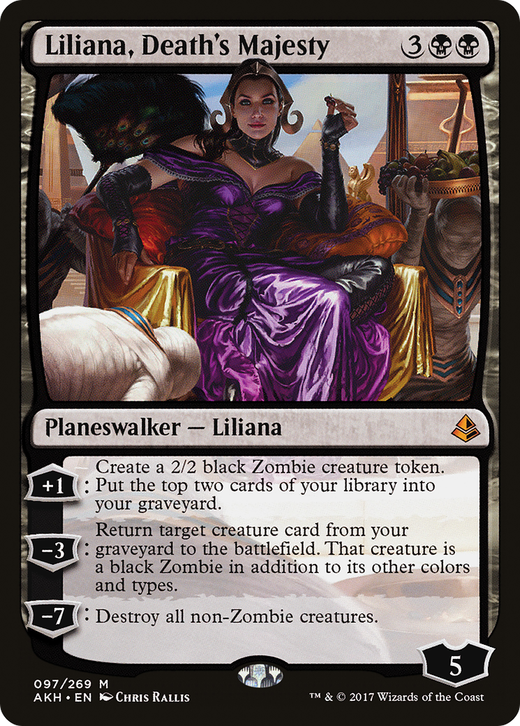 Liliana, Death's Majesty (AKH-097) (Foil)