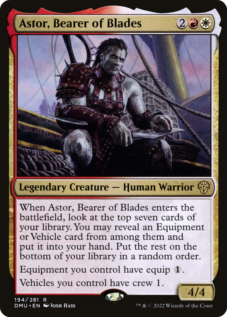 Astor, Bearer of Blades (DMU-194) (Foil)